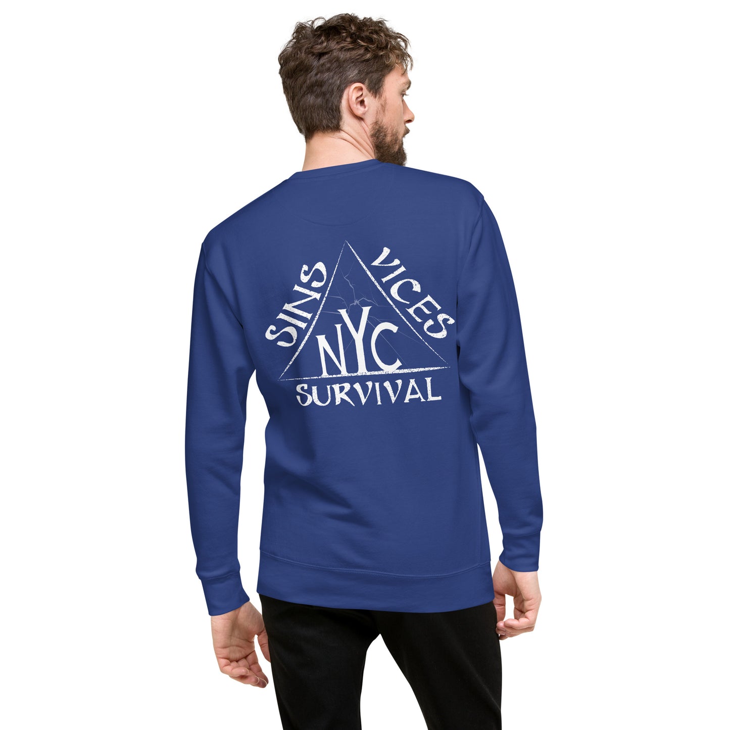 SNV Unisex Premium Sweatshirt royal Back